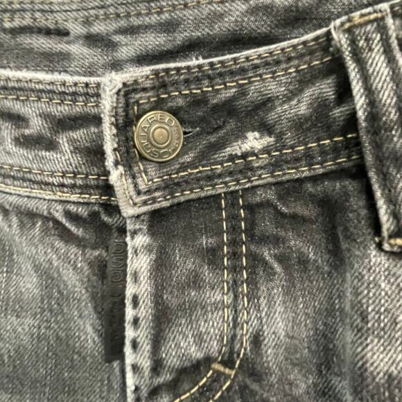 Dsquared2 Gray Coal Miner Selvedge Jeans Size 42 US 6 28 Cuffed Selvege - Picture 3 of 11